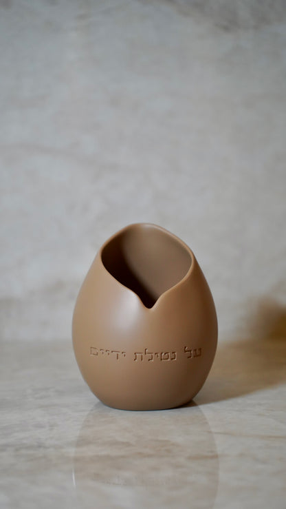 Handmade pitcher Atarà Stone model - Clay color
